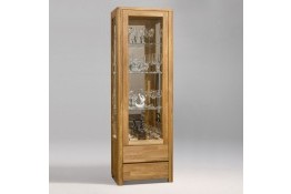 Шкаф с витриной LAUSANNE 1С из массива дуба